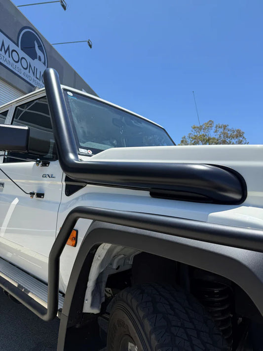 Moonlight - Toyota Landcruiser 2024 Facelift VDJ/GDJ 70 Series 4" Rear Facing Snorkel - Cut in Factory Replacement