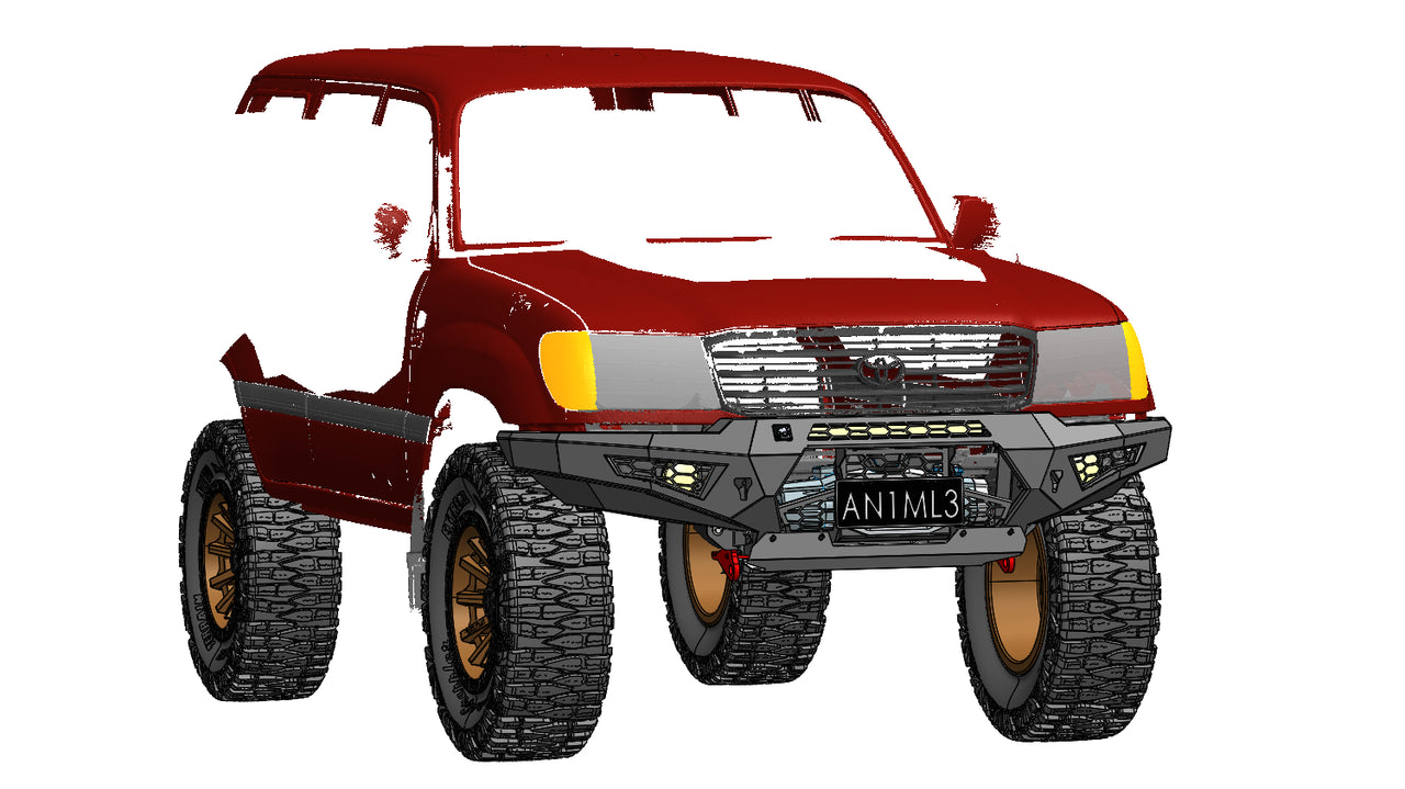 Predator bull bar to suit, Landcruiser 105 series 1998-2002