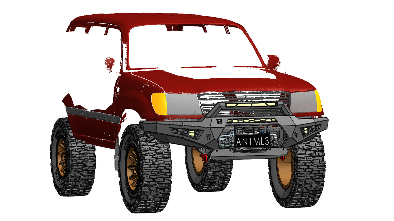 Predator bull bar to suit, Landcruiser 105 series 1998-2002