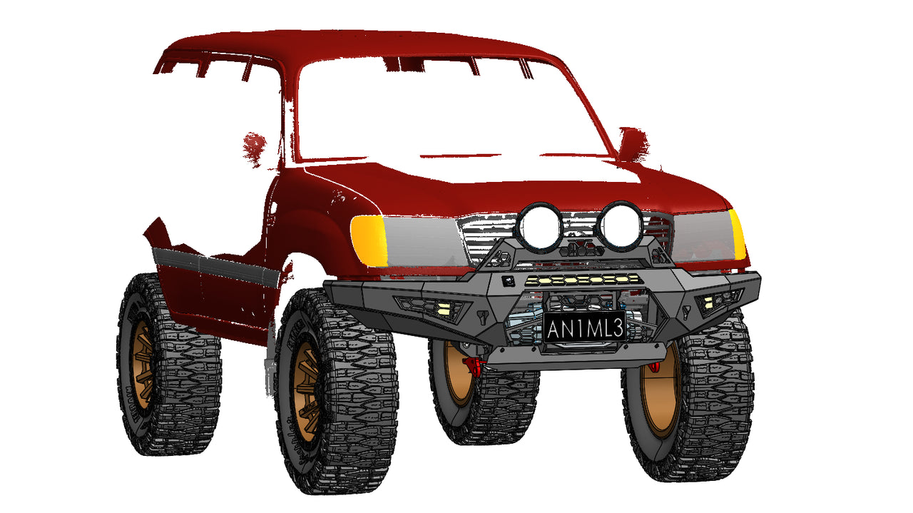 Predator bull bar to suit, Landcruiser 105 series 1998-2002