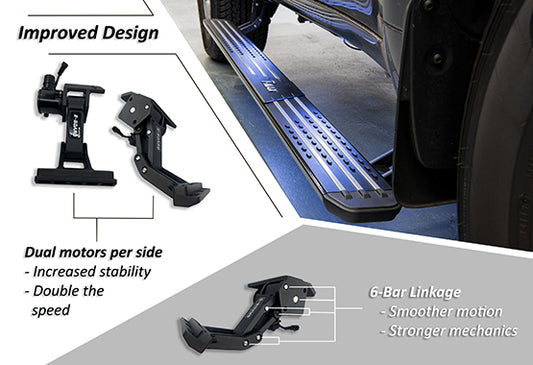 Prado Electric Side Steps: E-Boards – Running Boards