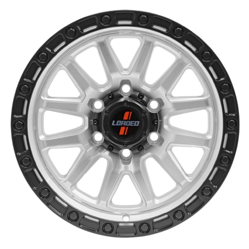 LOADED STOCK | SILVER MACHINED BLACK LIP