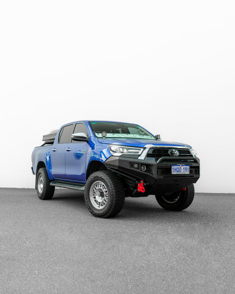 Extreme Series Bullbar X-1 Toyota Hilux 2021 GUN126R on Hammertone Black POWDERCOAT