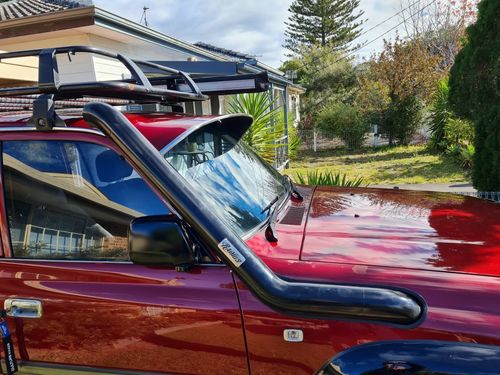 Radius Fabrication - Stainless Snorkel to suit Toyota 80 Series Landcruiser Short Entry