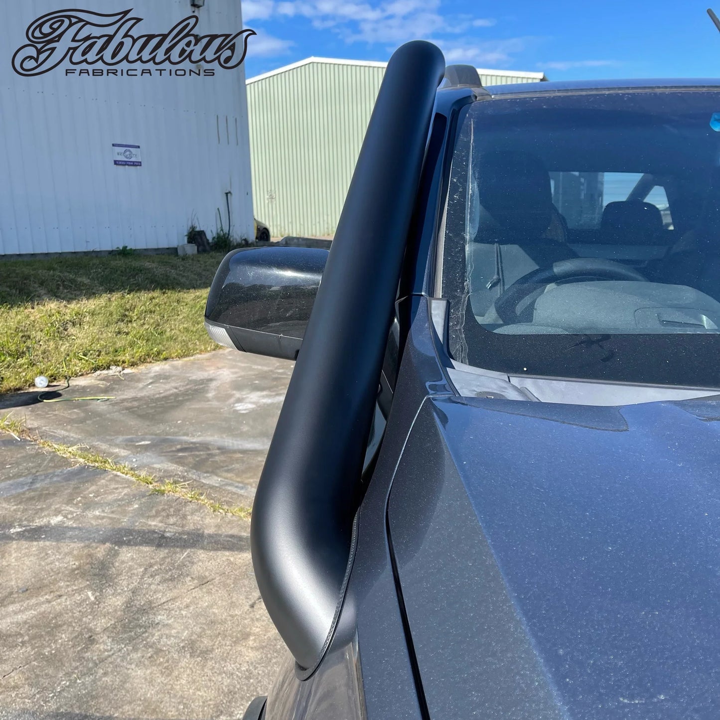 Holden Colorado RGI and RGII Short Entry Stainless Snorkel