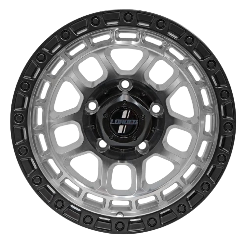 LOADED GIBB | SILVER MACHINED / BLACK LIP