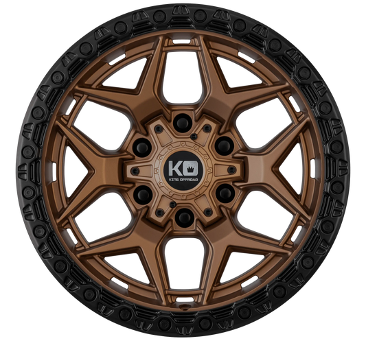 King Wheels Growler Satin Bronze – Black Bead Ring