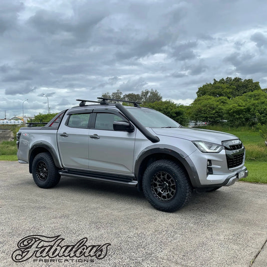 ISUZU DMAX 2020 ONWARDS STAINLESS SNORKEL AND ALLOY POD FILTER AIRBOX KIT (SHORT & MID ENTRY AVAILABLE)