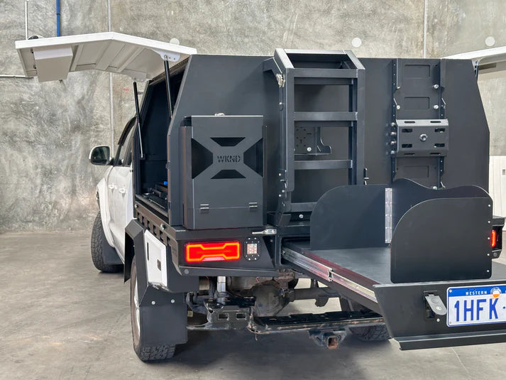 WKND Dual Cab Jackoff Touring Canopy and Tray - Drive Away Combo