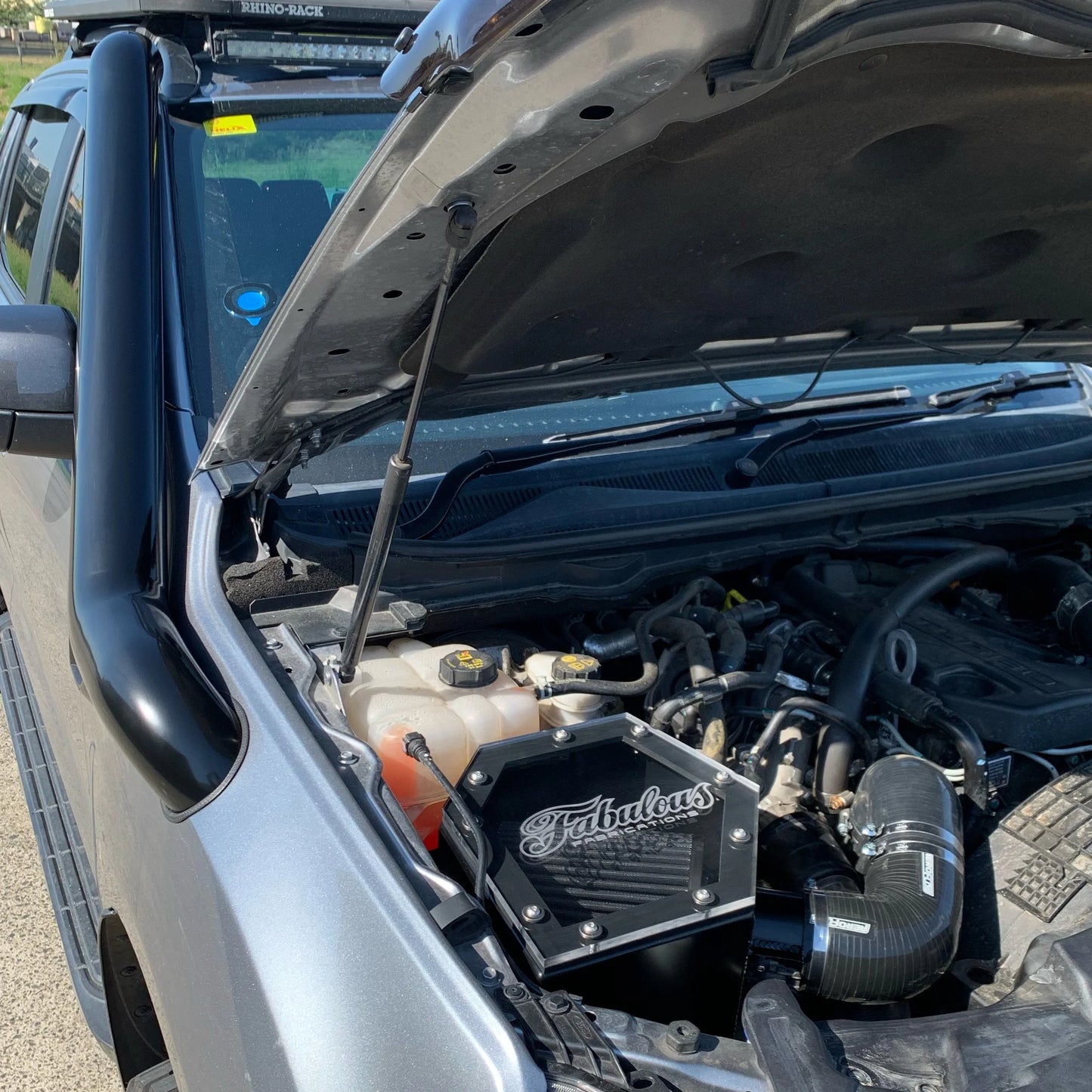 Ford Ranger PX MK3 2.0L Bi Turbo Stainless Snorkel And Alloy Airbox Kit