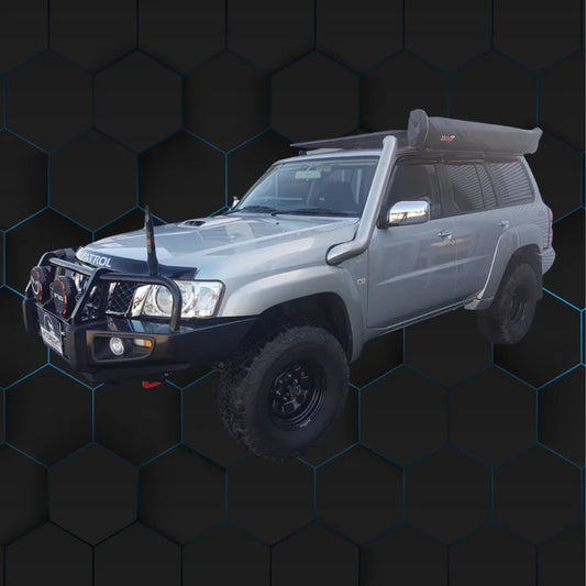 Moonlight Nissan Patrol GU 4" Stainless Steel Snorkel Kit
