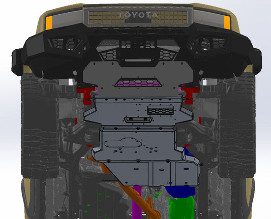 Offroad Animal Underbody Protection, bash plates to suit Prado 250, 2024 on