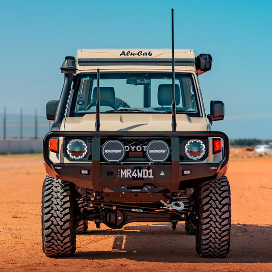Toyota Landcruiser 70 Series Bull Bar – Facelift (2024 – Present) Front Bar - The Cruiser Company