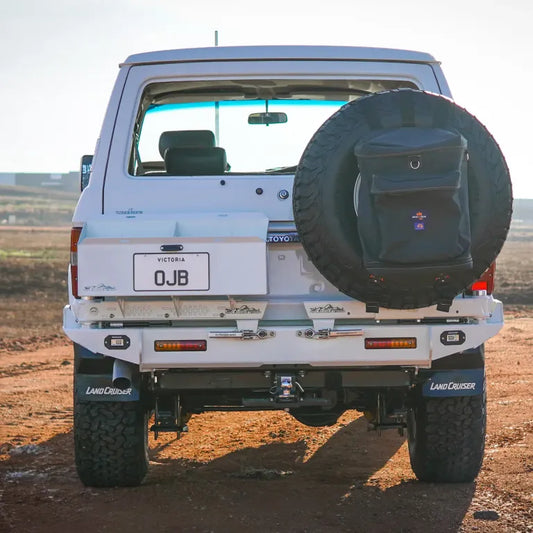 Toyota Landcruiser 60 Series Rear Bar – Tow Bar Rear Bar - The Cruiser Company