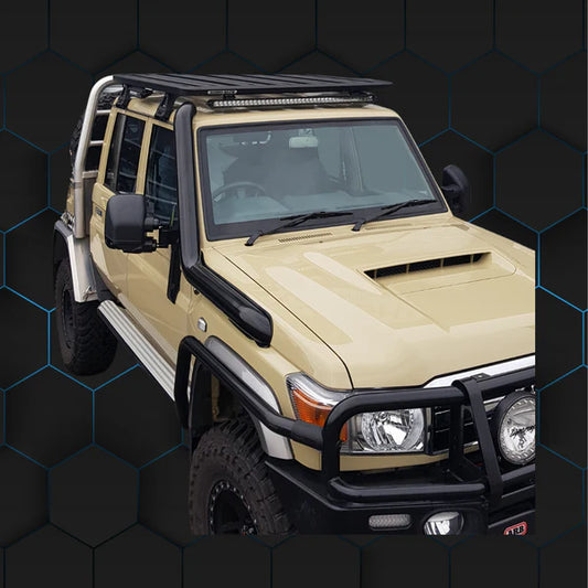 Moonlight Toyota Landcruiser VDJ70 Series - Pre Facelift 4" Cut In Stainless Steel Snorkel- Factory Replacement