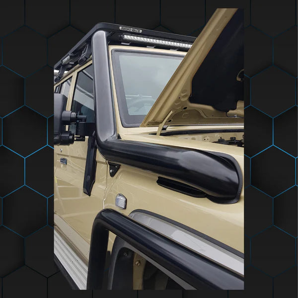 Moonlight Toyota Landcruiser VDJ70 Series - Pre Facelift 4" Cut In Stainless Steel Snorkel- Factory Replacement
