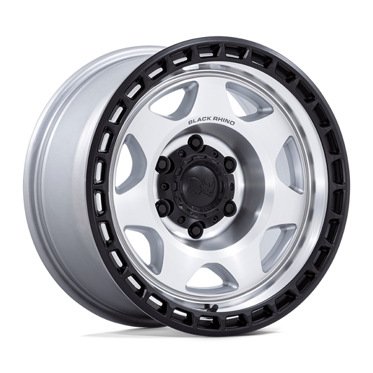 Black Rhino Voyager Silver Machined W/ Matte Black Lip