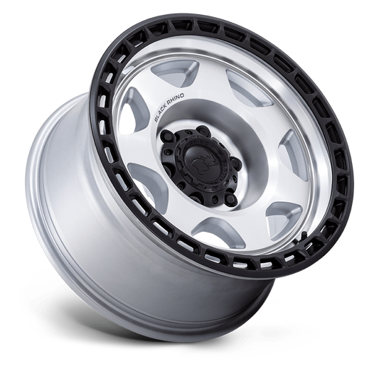 Black Rhino Voyager Silver Machined W/ Matte Black Lip