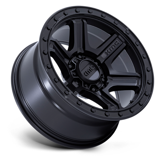 KMC OUTRUN - MATTE BLACK W/ GLOSS BLACK LIP