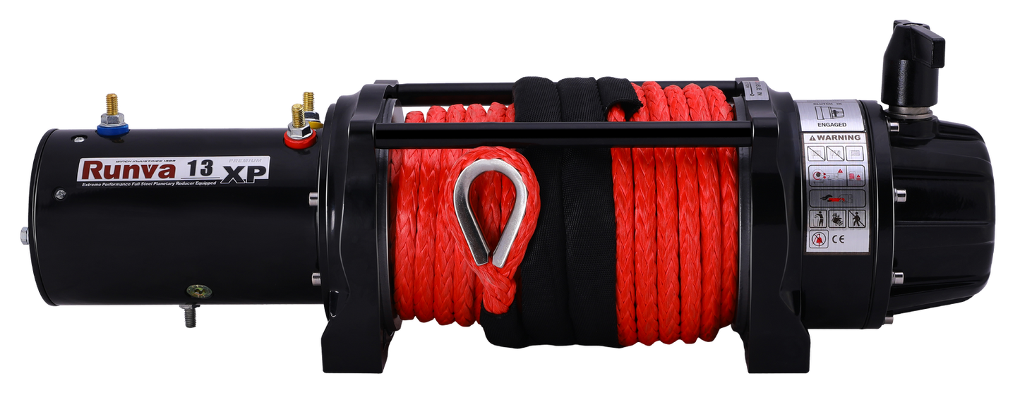 RUNVA 13XP PREMIUM 12V WITH SYNTHETIC ROPE