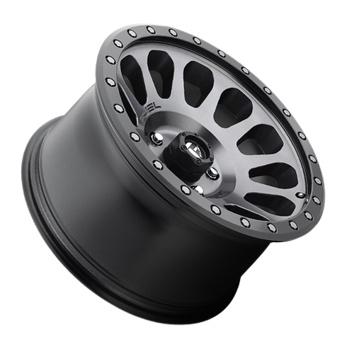 Fuel Vector D601 Matte Gunmetal Black Bead Ring