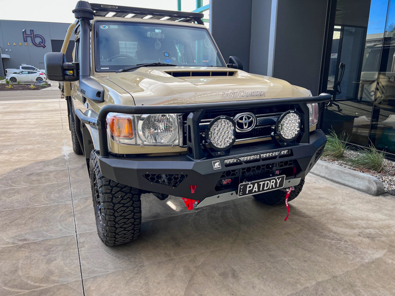 Toro Bull bar, Suitable for Toyota Land Cruiser 76, 78, 79 Series, 2007 on