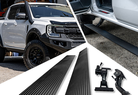Next GEN Ranger Electric Side Steps: E-Boards – Running Boards
