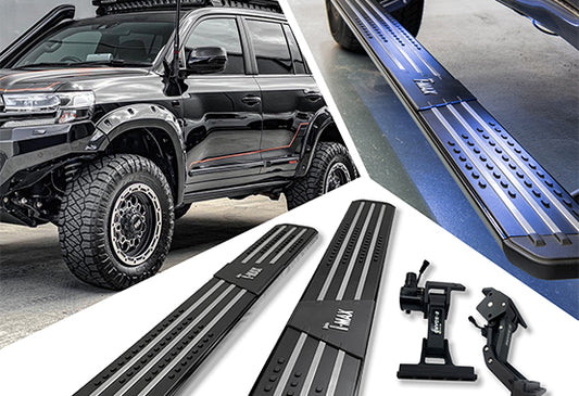 Land Cruiser 200 Electric Side Steps: E-Boards – Running Boards