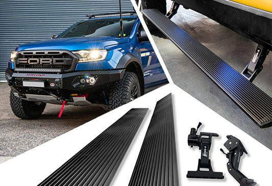 Raptor Electric Side Steps: E-Boards – Running Boards