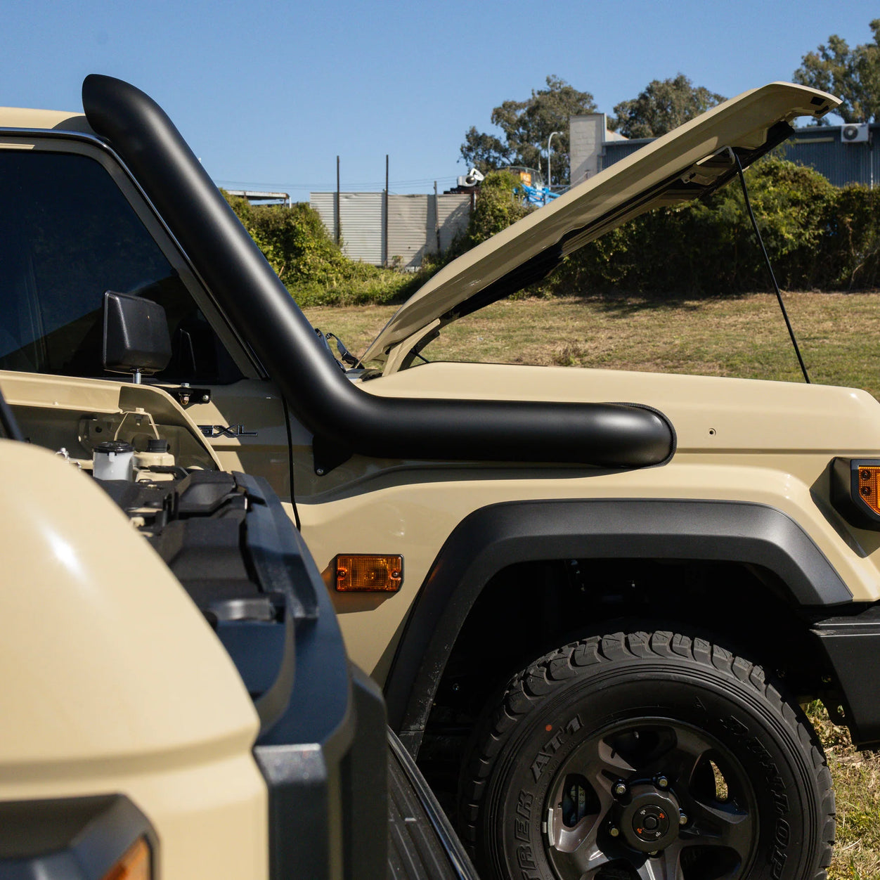Fabulous Fabrication Toyota Landcruiser Facelift 70 Series Stainless Snorkel