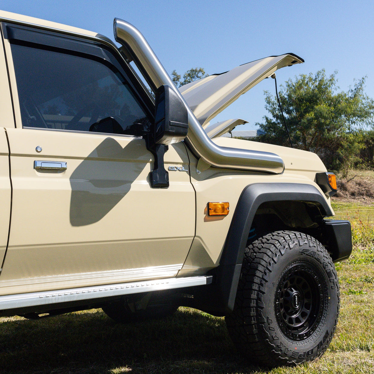 Fabulous Fabrication Toyota Landcruiser Facelift 70 Series Stainless Snorkel
