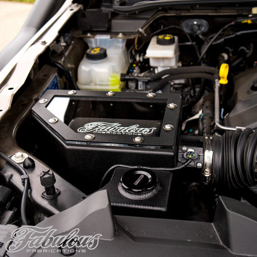 VOLKSWAGEN AMAROK NEXT GEN 4 INCH STAINLESS SNORKEL KIT AND ALLOY AIRBOX KIT