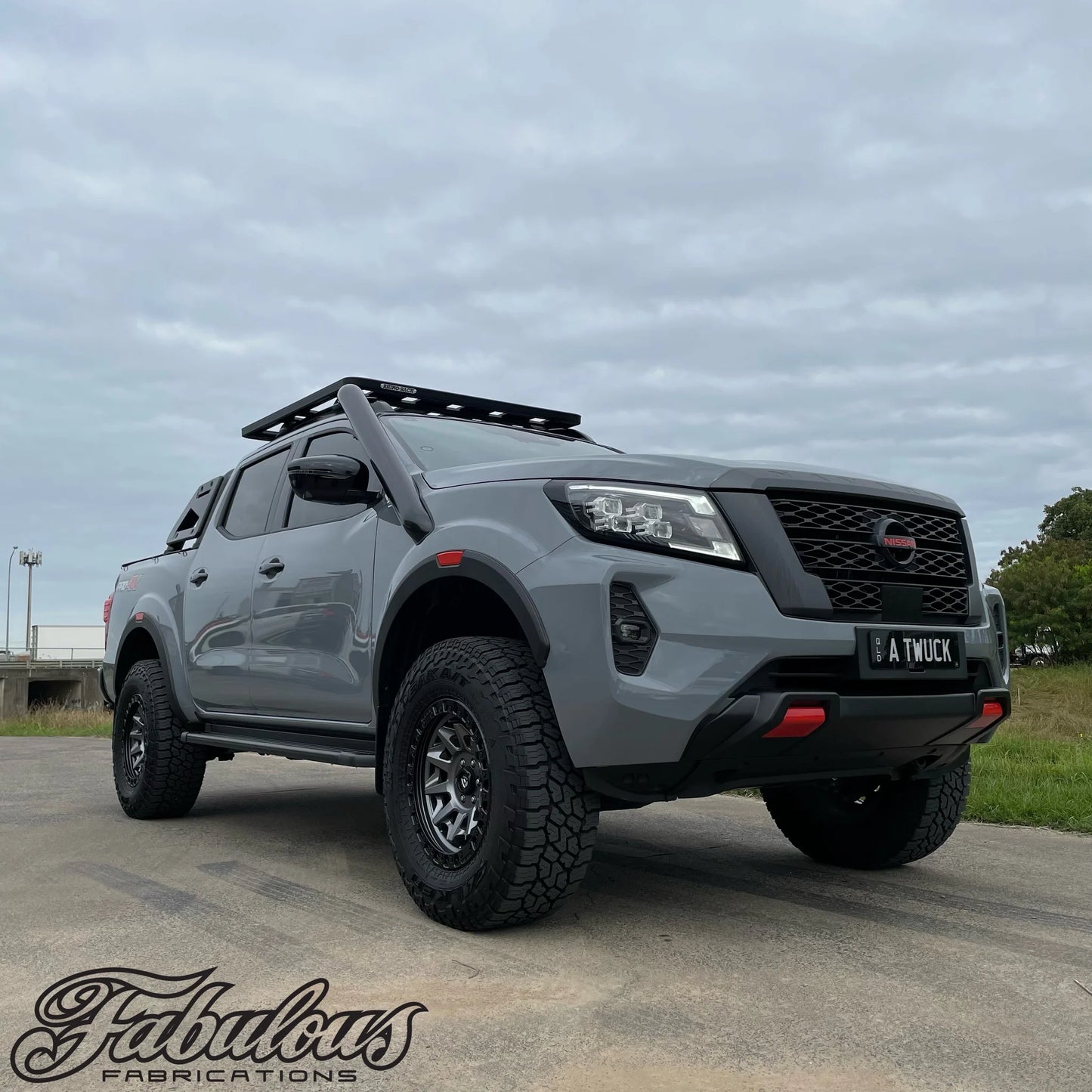 Nissan Navara NP300/D23 Short Entry Stainless Snorkel and Alloy Airbox Kit