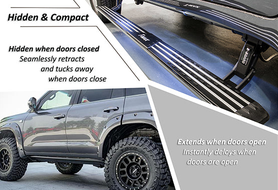 Land Cruiser 200 Electric Side Steps: E-Boards – Running Boards