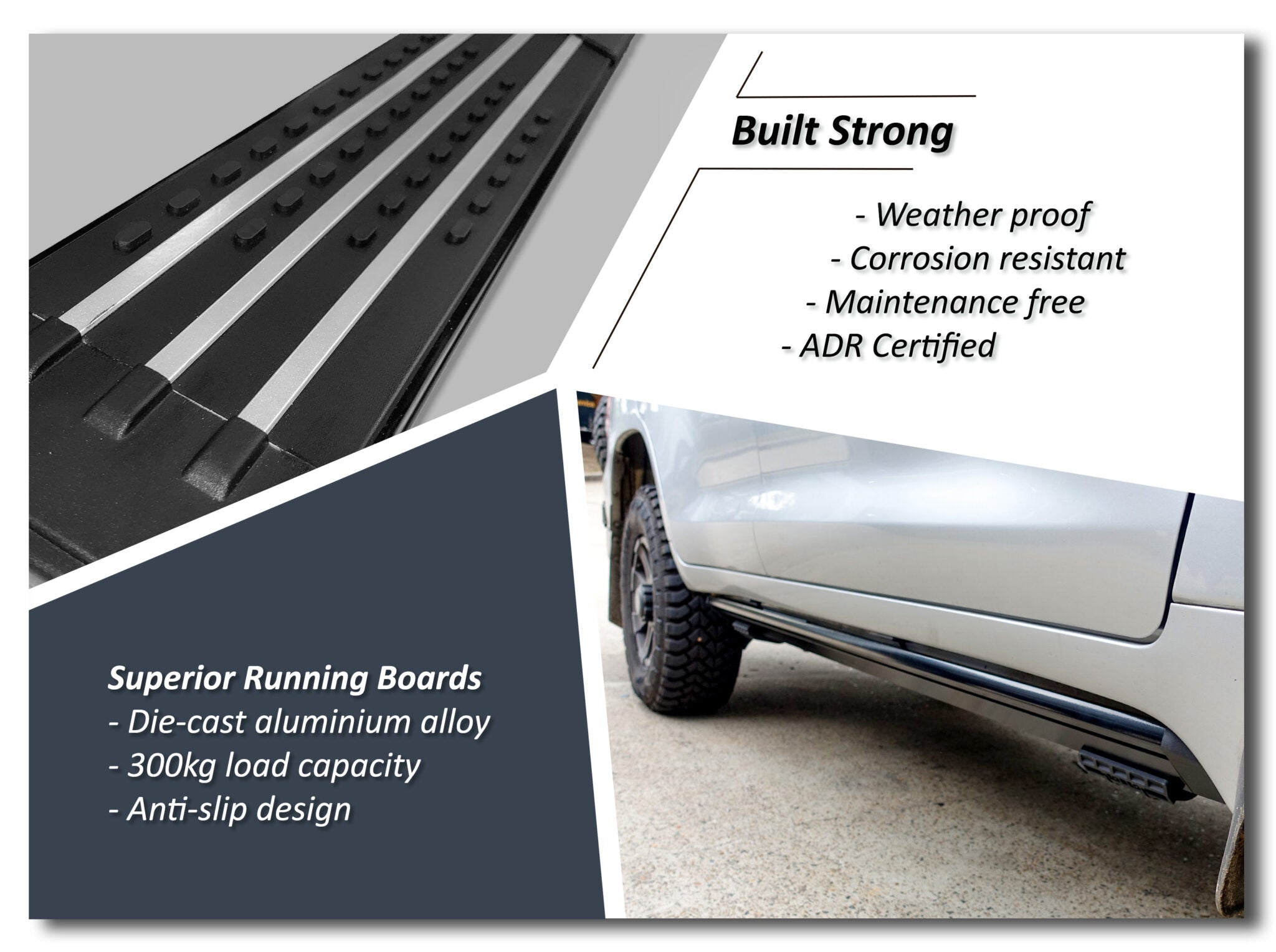 Prado Electric Side Steps: E-Boards – Running Boards