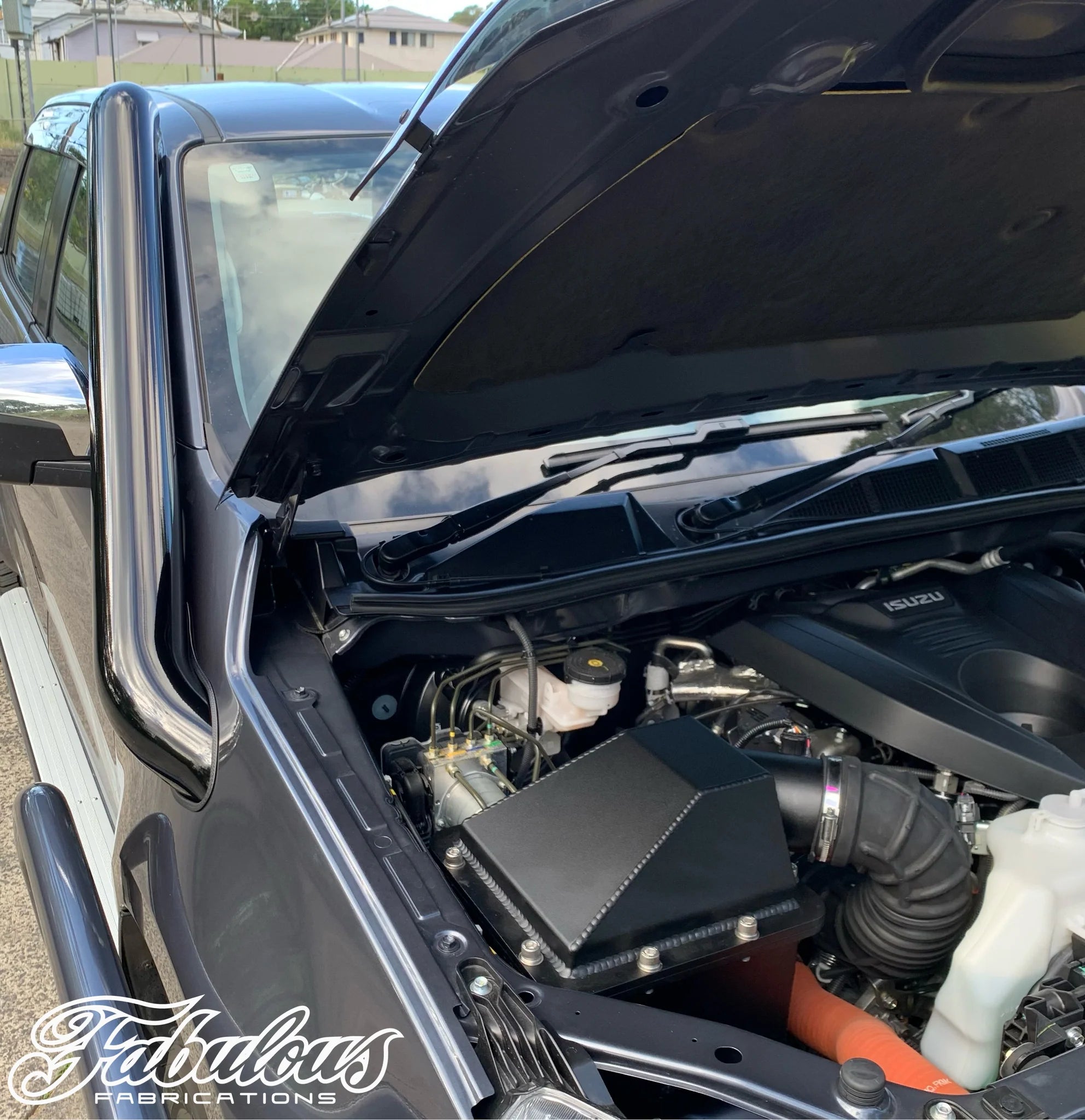 Mazda BT50 2020 Onwards Short Entry Stainless Snorkel and Alloy Panel Filter Airbox Kit