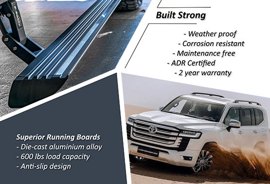 Electric Side Steps: E-Boards – Running Boards - Land Cruiser 300