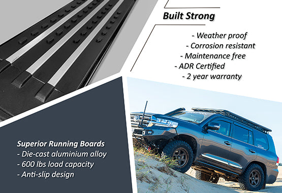 Land Cruiser 200 Electric Side Steps: E-Boards – Running Boards