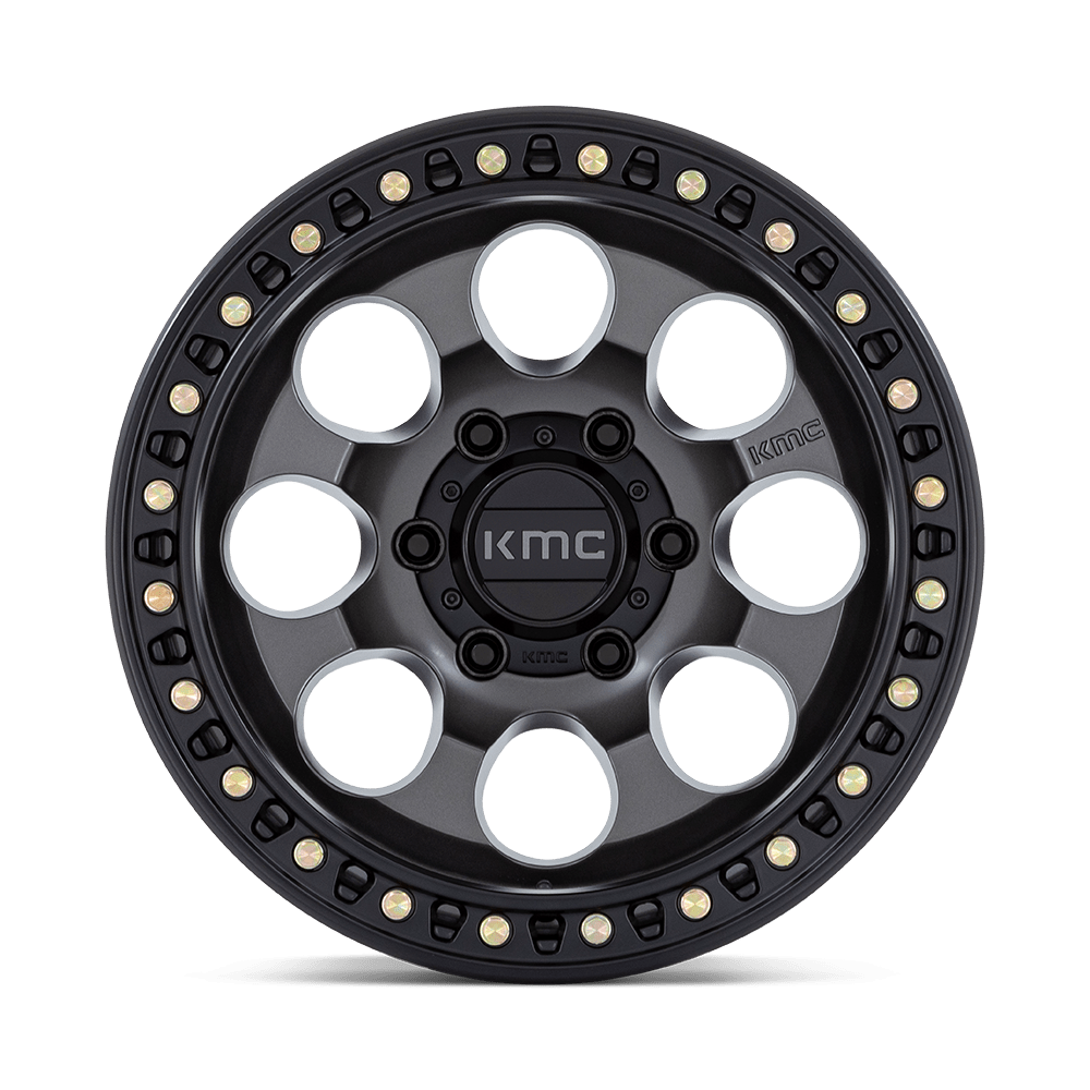 KMC RIOT SBL - ANTHRACITE W/SATIN BLACK LIP