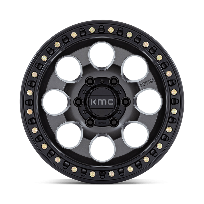 KMC RIOT SBL - ANTHRACITE W/SATIN BLACK LIP