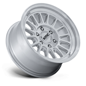 KMC IMPACT FFT KM773 GLOSS SILVER MACHINED