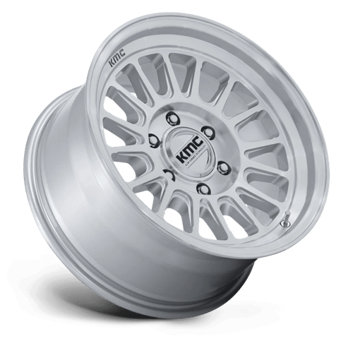 KMC IMPACT FFT KM773 GLOSS SILVER MACHINED