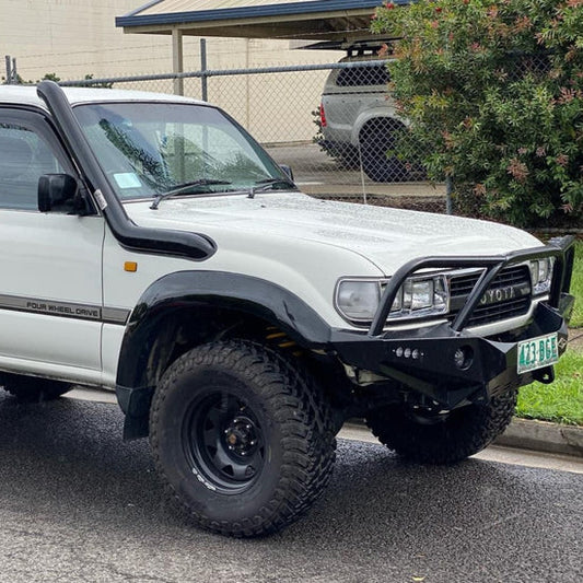 Radius Fabrication - Stainless Snorkel to suit Toyota 80 Series Landcruiser Short Entry