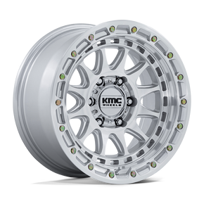 KMC CRUX KM556 GLOSS SILVER MACHINED FACE