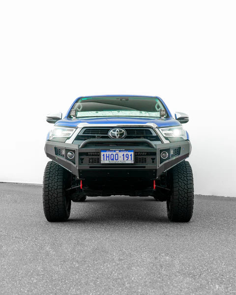 Extreme Series Bullbar X-1 Toyota Hilux 2021 GUN126R on Hammertone Black POWDERCOAT