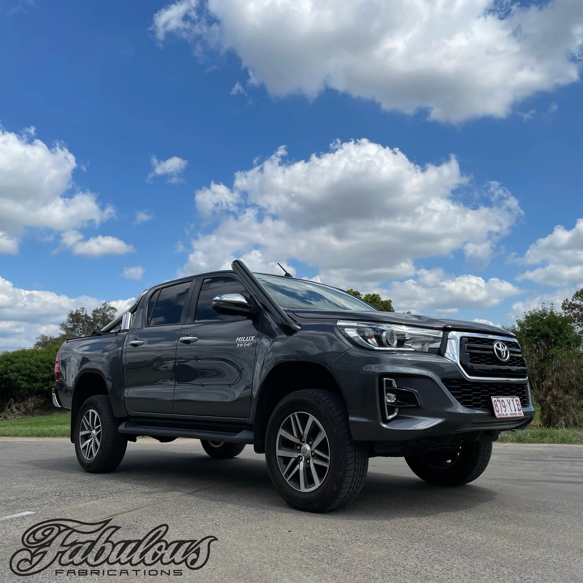 Toyota Hilux N80 Short Entry Stainless Snorkel