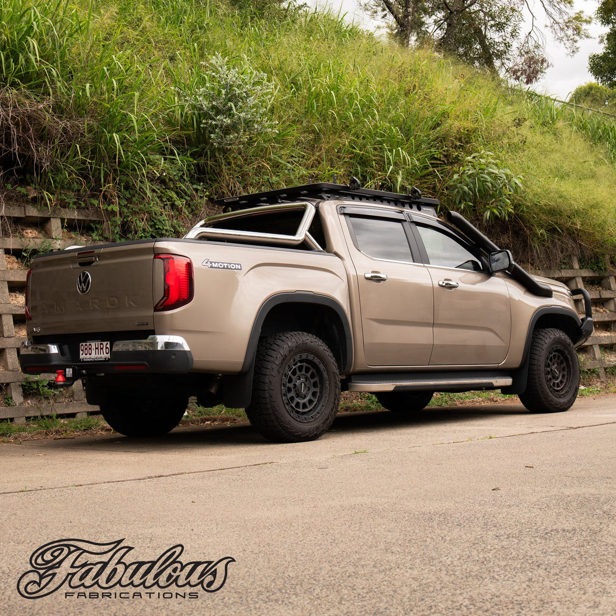VOLKSWAGEN AMAROK NEXT GEN 4 INCH STAINLESS SNORKEL KIT AND ALLOY AIRBOX KIT