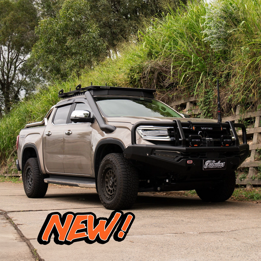 VOLKSWAGEN AMAROK NEXT GEN 4 INCH STAINLESS SNORKEL KIT AND ALLOY AIRBOX KIT