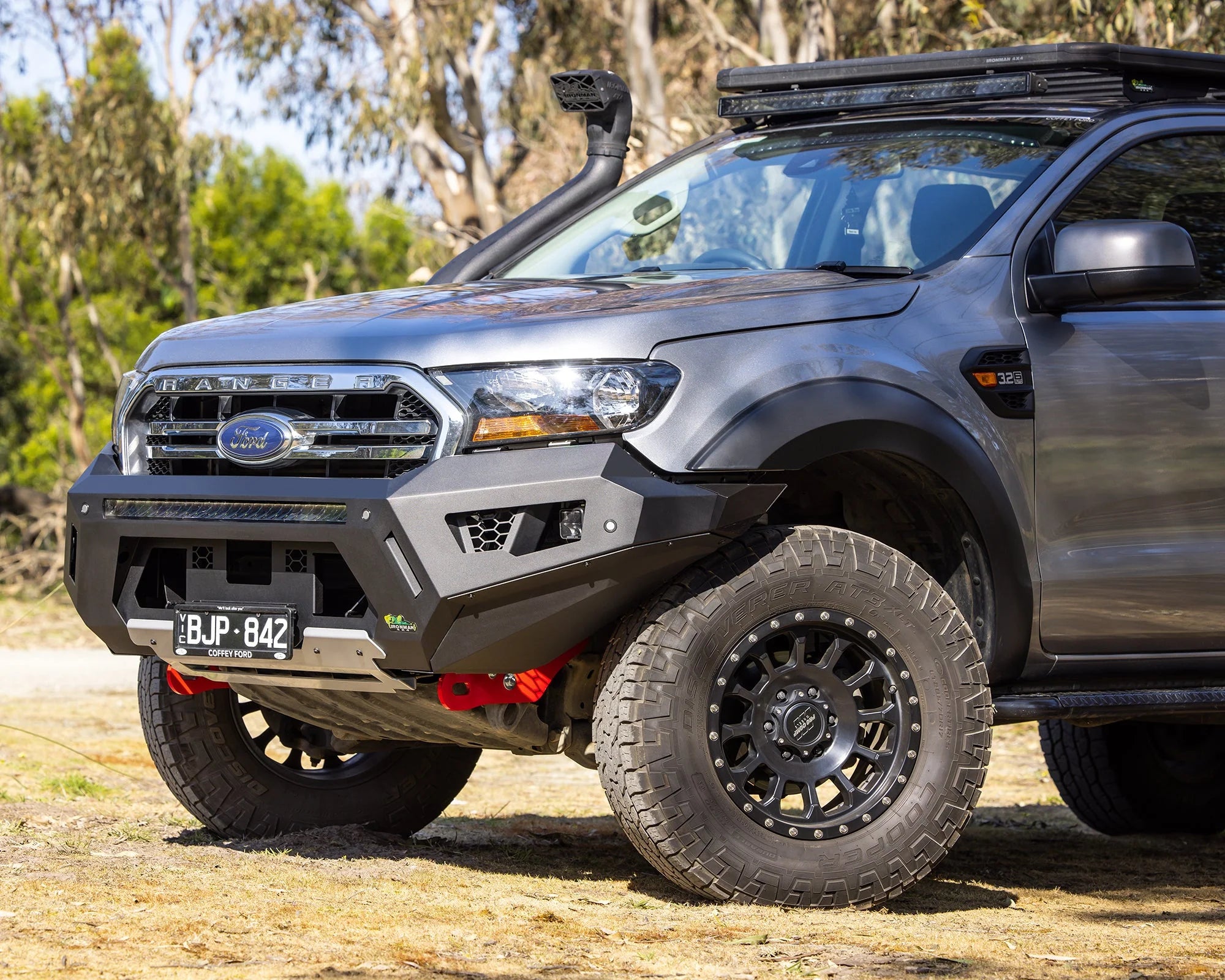 Off Road Bumpers For Ford Ranger IRONMAN RAID BULL BAR - FORD RANGER PX3 – precision-offroa
d-4x4