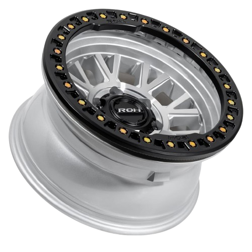 ROH BL01 MACHINED W/ BLACK TRUE BEADLOCK RING (GOLD BOLTS)